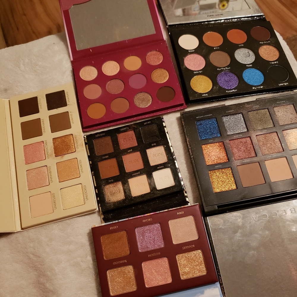 Lot of 6 eyeshadow palettes